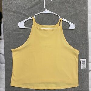 Torrid Sunny Yellow High Neck Crop Top